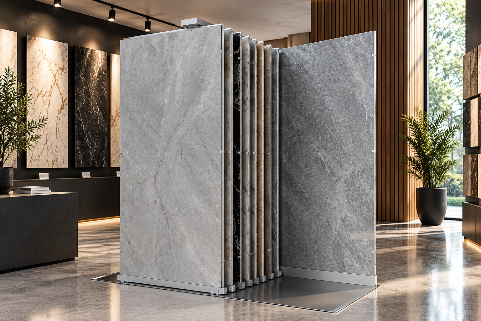 Mobili espositori in ferro: cinque sistemi per presentare le collezioni in showroom